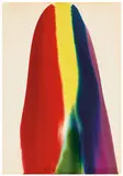 Untitled by Paul Jenkins, c. 1973, Watercolor on paper, sold Oct 2015