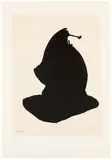 Africa 10 (from Africa Suite) by Robert Motherwell, 1970, 2-color screenprint on J.B. Green paper, sold Oct 2015