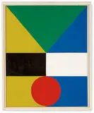 Frederick Hammersley, Opposing, Oil on linen