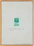 Andy Warhol, Pepper Pot, 1962 by Richard Pettibone, 1965, Oil and rubber stamp on canvas in artist's frame, sold Oct 2015
