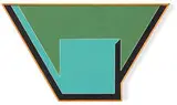 Frank Stella, Union, 1966 by Richard Pettibone, 1967, Enamel on canvas in artist's frame, sold Oct 2015
