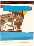 New York Portfolio: Untitled by Robert Motherwell, 1982, 8-color lithograph on white Arches Cover mould-made paper with embossing, sold Oct 2015