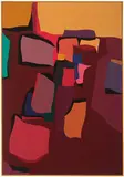 Karl Stanley Benjamin, Landscape Forms, 1961, Oil on canvas