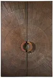 David Gillespie, Heroic Sunburst doors (2), c. 1970, Forms and Surfaces, Inc