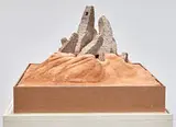 Charles Simonds, Towers, 1985, Clay, sand, wood