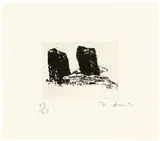 Videy Afangar #6 (from Videy Afangar Series) by Richard Serra, 1991, 1-color intaglio on Hahnemühle German etching paper, sold Oct 2015