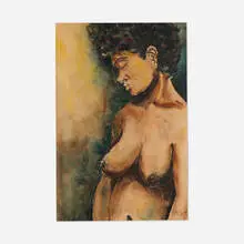 Charles Searles, Nude, 1960, watercolor on paper