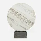 Joseph McDonnell, Carrara Disc, Carrara marble, granite