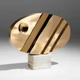 Joseph McDonnell, Ellipse, 1984, bronze, marble