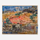 Judy Rifka, Builders, mixed media collage