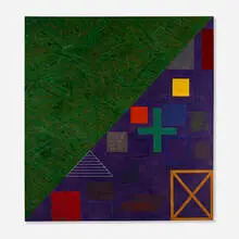 David Shapiro, Birnham Wood 8, 1980, acrylic on canvas