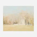 Stuart Shils, Walls and Trees in Morning Light, 1997, oil on panel