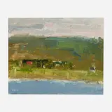Stuart Shils, By the Bay, 1996, oil on paper laid to panel