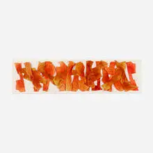 Anthony Caro, The Red Menace, 1989, painted tycore mounted to paperboard