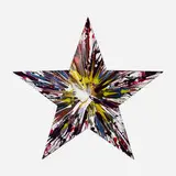 Star Spin Painting by Damien Hirst, 2009, acrylic on paper, sold Dec 2022