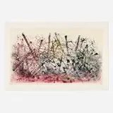 Harry Bertoia, Untitled (Monotype), c. 1943, ink on rice paper