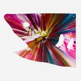 Shark Spin Painting by Damien Hirst, 2009, acrylic on paper, sold Dec 2022