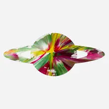 Damien Hirst, Saturn Spin Painting, 2009, acrylic on paper