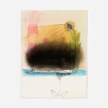 Amy Sillman, Untitled, 1997, ink and watercolor on paper