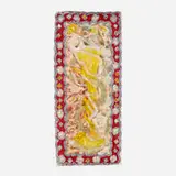 Thomas Lanigan-Schmidt, Venetian Glass: Orange Delight, 1984, foil, plastic and mixed media collage