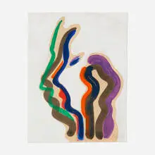 Claude Bellegarde, Untitled, gouache on paper