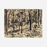 Nell Blaine, Untitled, c. 1960, ink on paper