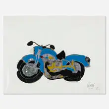 Cesar, Moto écrasée, 1971, monotype