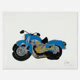 Cesar, Moto écrasée, 1971, monotype