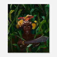 Edouard Duval-Carrié, Brasero, 1986, oil on canvas
