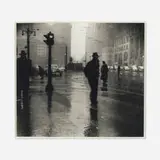 Arthur Leipzig, Rain, 1945, gelatin silver print