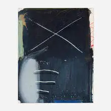 James Havard, French Door, 1979, mixed media on paper