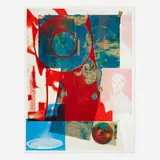 Robert Rauschenberg, Quarry Local One, 1968, offset lithograph in colors