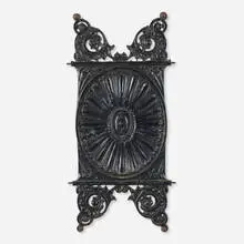 Staircase baluster panel from the Leiter II Building, Chicago by William Le Baron Jenney, c. 1890, enameled cast iron, sold Jun 2023
