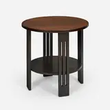 Spindle lamp table, model 663 by Gustav Stickley, c. 1908, oak, sold Mar 2023