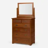 L. & J.G. Stickley from the Onondaga Shops, Chest of drawers with mirror