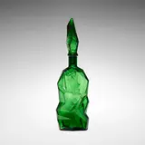 Czechoslovakian, Decanter, c. 1955, mold-blown glass
