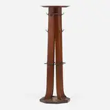 Charles Rennie Mackintosh, Rare hat, coat, and umbrella stand from the Argyle Street Tea Rooms, Glasgow, Scotland