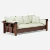 Charles Rohlfs, Rare oversized sofa