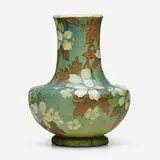Edmond Lachenal, Vase with hawthorn blossoms