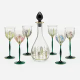 Theresienthal, Drinks set with colorful cactus motif