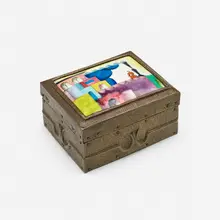 Mitzi Friedmann-Otten, Cigarette box, c. 1945, enameled copper, hand-hammered copper, cedar