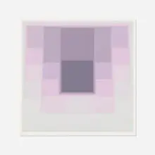 Untitled (from the Color Levels portfolio) by Karl Gerstner, 1967, screenprint on paper, sold Jan 2017