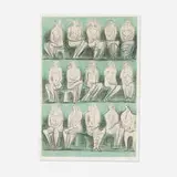 Henry Moore, Untitled (seated figures), 1957, lithograph on paper