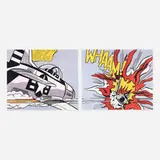 Roy Lichtenstein, WHAAM! poster (diptych), offset lithograph on Huntsman Superwhite Cartridge paper