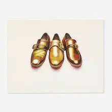 Ed Paschke, Hairy Shoes, 1971, color lithograph on paper