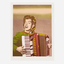 Ed Paschke, Pink Lady, 1993, lithograph on paper