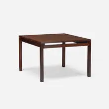 Sergio Rodrigues, occasional table, c. 1959, rosewood