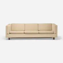 Joaquim Tenreiro, sofa, c. 1960, upholstery, jacaranda