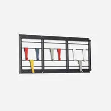 Tjerk Reijenga, Note ladder coat rack, c. 1954, enameled steel