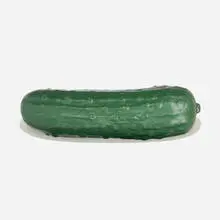 Du-Call Miller Plastics, monumental pickle display, c. 1965, molded plastic